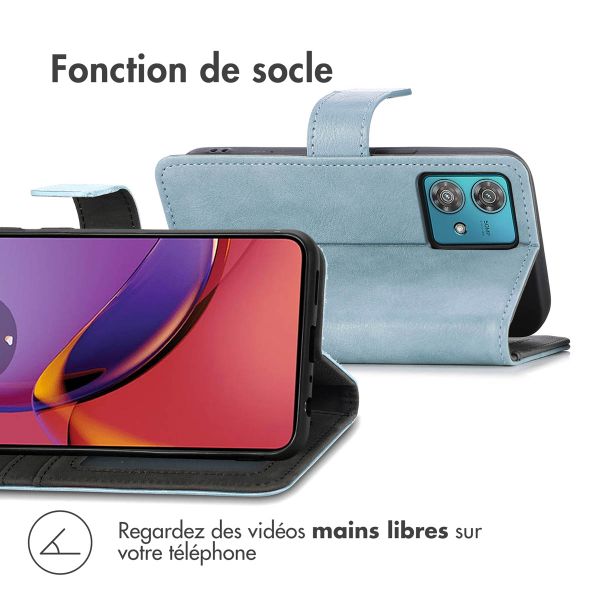 imoshion Étui de télephone portefeuille Motorola Moto G84 - Bleu clair