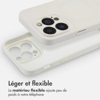 imoshion Coque Couleur avec MagSafe Apple iPhone 14 Pro - Beige