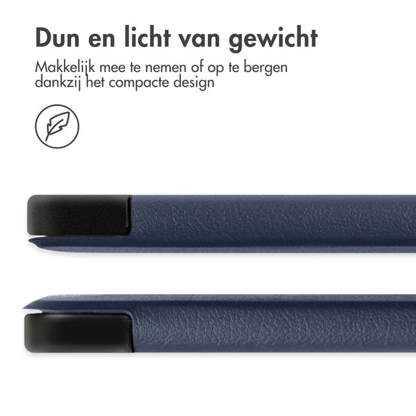 imoshion Coque tablette Trifold Apple iPad Pro 12.9 (2020) / iPad Pro 12.9 (2018) - Bleu foncé