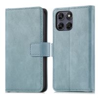 imoshion Étui de télephone portefeuille de luxe Motorola Moto G77 - Bleu clair