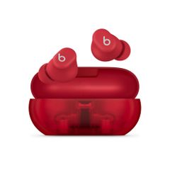 Beats Écouteurs sans fil Solo Buds - Écouteurs intra-auriculaires Bluetooth - Transparent Red