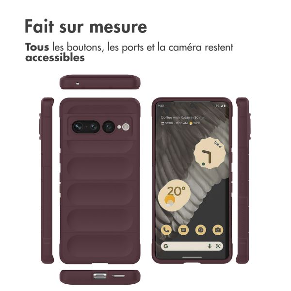 imoshion Coque arrière EasyGrip Google Pixel 7 Pro - Aubergine