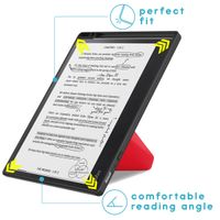 imoshion Étui de liseuse portefeuille Pliable Kobo Elipsa 2E - Rouge