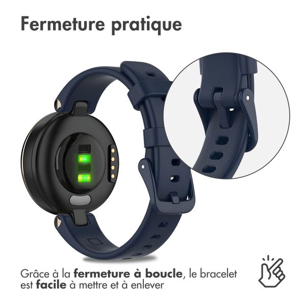 imoshion Bracelet en silicone Garmin Lily - Bleu foncé