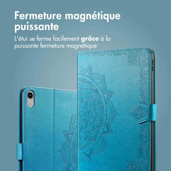 imoshion Coque tablette Apple iPad Air 11 pouces (2025) M3 / (2024) M2 / Air 5 (2022) / Air 4 (2020) - Turquoise