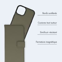 imoshion Étui portefeuille luxe 2-en-1 amovible Apple iPhone 12 (Pro) - Vert