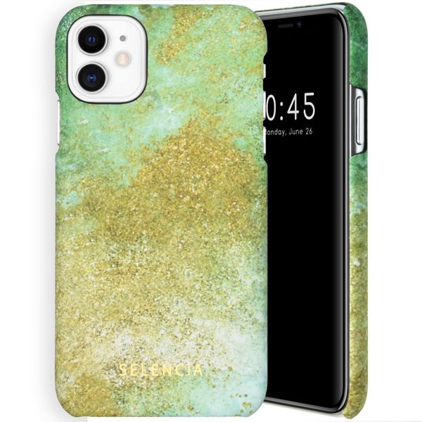 Selencia Coque Maya Fashion iPhone 11 - Green Nature