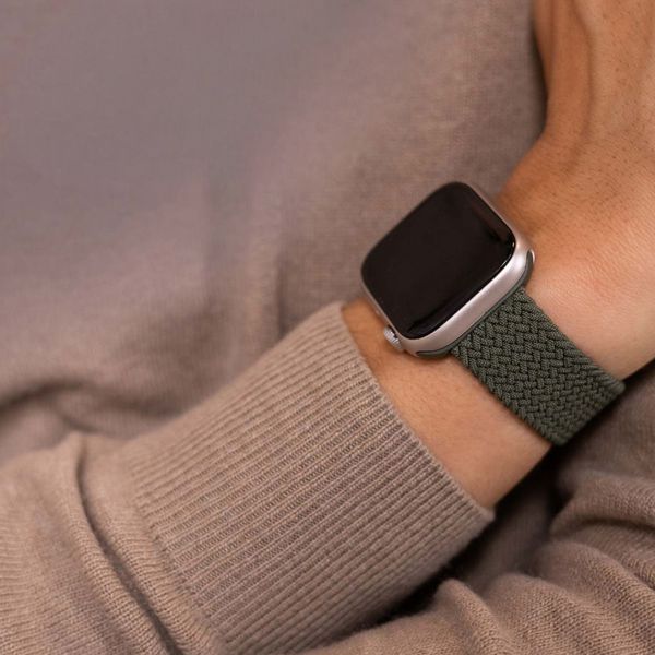 imoshion Bracelet tissé en nylon Apple Watch Series 1 á 9 / SE (38/40/41 mm) | Series 10 / 11 (42 mm) - Vert