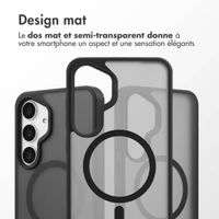 Accezz Coque Givrée Robuste avec MagSafe Samsung Galaxy S25 - Noir