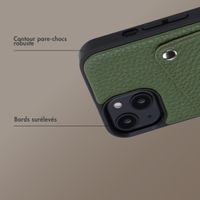 Selencia Coque Riva avec porte-cartes Apple iPhone 14 / 13 - Sage Green