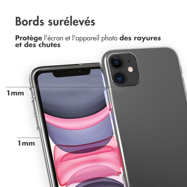 Accezz Coque Clear Apple iPhone 11 - Transparent