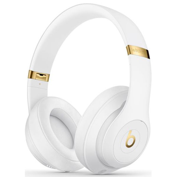 Beats Casque sans fil Studio3 - Casque circum-auriculaire sans fil - Avec réduction active du bruit - White Core