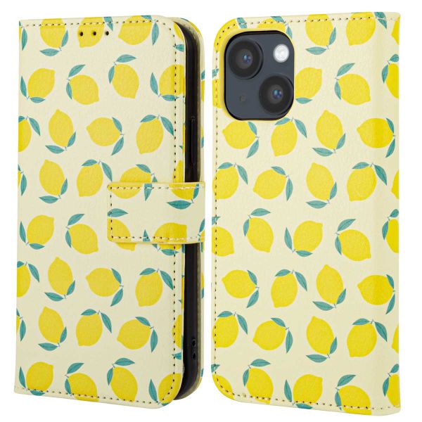 imoshion Étui de téléphone portefeuille Design iPhone 14 - Citrus Dream