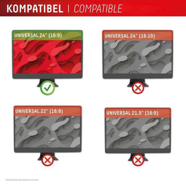 Displex Protection d'écran magnetique Privacy Safe Desktop 24 pouces - Universel - 16:9
