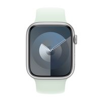 Apple Bracelet Boucle unique en Silicone Apple Watch | 38/40/41/42 mm - Taille 3 - Soft Mint
