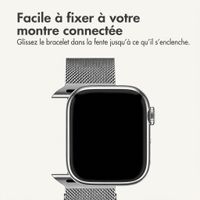 imoshion Bracelet magnétique milanais Apple Watch | 44/45/46/49 mm - Argent