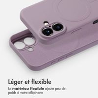 imoshion Coque Couleur avec MagSafe Apple iPhone 16 - Violet