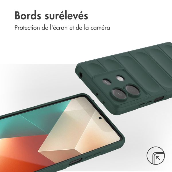 imoshion Coque arrière EasyGrip Xiaomi Redmi Note 13 (5G) - Vert foncé