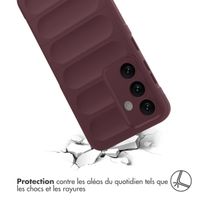 imoshion Coque arrière EasyGrip Samsung Galaxy S24 - Aubergine 