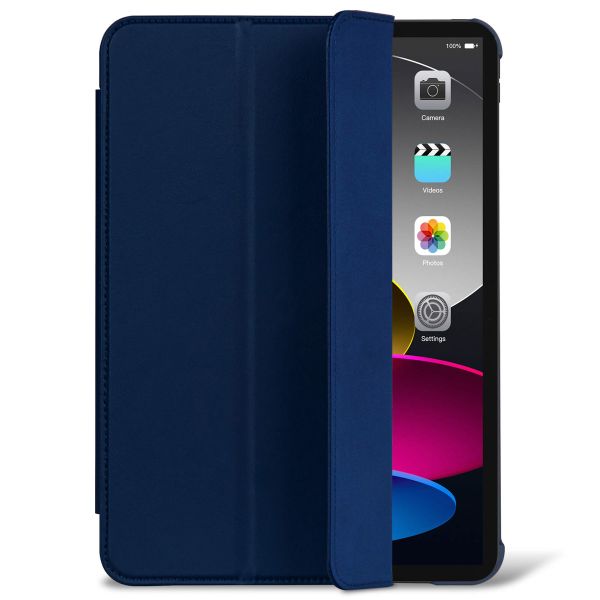 Decoded Textured Sillicon Slim Cover iPad 10 (2022) 10.9 pouces - Navy Peony