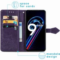 imoshion Etui de téléphone portefeuille Mandala Realme 9 Pro Plus - Violet