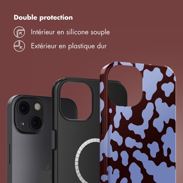 Selencia Coque arrière Vivid avec MagSafe Apple iPhone 13 - Moo'd Lavender Glow