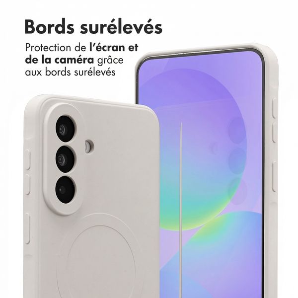 imoshion Coque Couleur avec MagSafe Samsung Galaxy A37 (5G) - Beige