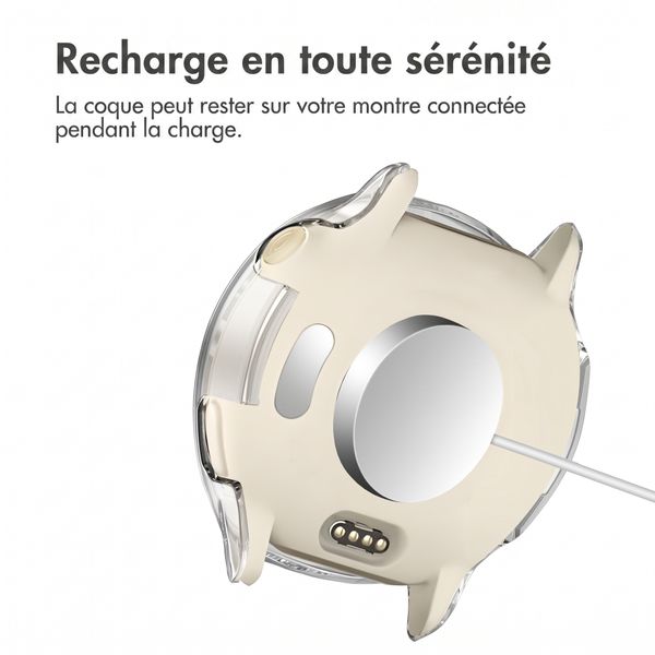 imoshion Coque rigide à couverture complète Garmin Vivoactive 6 - Transparent