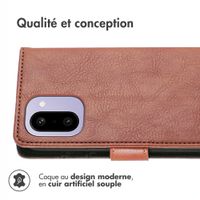 imoshion Étui de télephone portefeuille OnePlus 15R - Marron