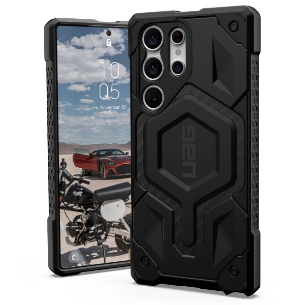 UAG Coque arrière Monarch Pro Samsung Galaxy S23 Ultra - Carbon Fiber