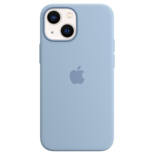 Apple Coque en silicone MagSafe iPhone 13 Mini - Blue Fog