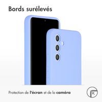 Accezz Coque Liquid Silicone Samsung Galaxy A54 (5G) - Violet