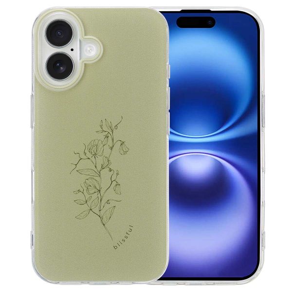 imoshion Coque Design iPhone 16 - Floral Green