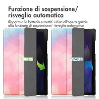 imoshion Coque tablette Design Trifold Samsung Galaxy Tab A8 - Sky