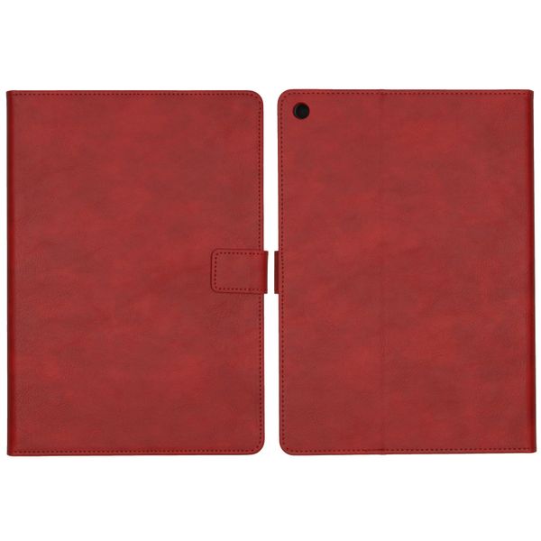 imoshion Coque tablette luxe iPad 9 (2021) 10.2 pouces / iPad 8 (2020) 10.2 pouces / iPad 7 (2019) 10.2 pouces - Rouge