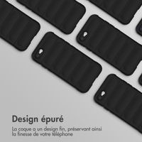 imoshion Coque arrière EasyGrip iPhone SE (2022 / 2020) / 8 / 7 - Noir