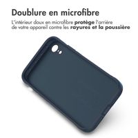 imoshion Coque arrière EasyGrip iPhone Xr - Bleu foncé