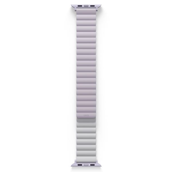 Uniq Bracelet Revix réversible Apple Watch Series 1 t/m 11 / SE / Ultra (44/45/46/49 mm) - Lilac / White