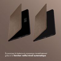 Selencia Coque tablette Riva Samsung Galaxy Tab S11 - Mocha Brown