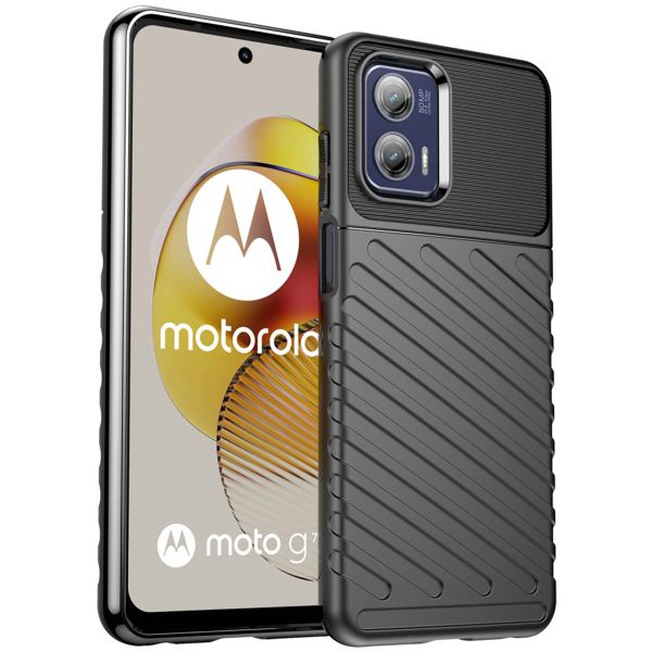 imoshion Coque arrière Thunder Motorola Moto G73 - Noir