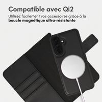 imoshion Étui portefeuille luxe 2-en-1 amovible Samsung Galaxy A37 (5G) - Noir