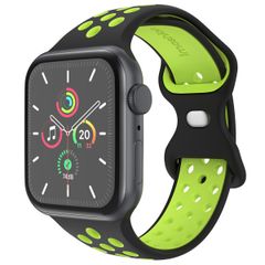 imoshion Bracelet sport⁺ Apple Watch Series 1 á 9 / SE (38/40/41 mm) | Series 10 / 11 (42 mm) - Taille M/L - Black Volt