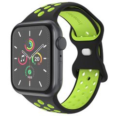 imoshion Bracelet sport⁺ Apple Watch Series 1 á 9 / SE (38/40/41 mm) | Series 10 (42 mm) - Taille M/L - Black Volt