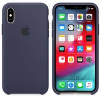 Apple Coque en silicone iPhone Xs / X - Midnight Blue