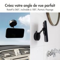 imoshion Support de téléphone pour voiture avec MagSafe - rotatif à 360° - avec ventouse - magnétique - universel - noir