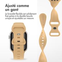 imoshion Bracelet en silicone⁺ Apple Watch Series 1 á 10 / SE / Ultra (2) (44/45/46/49 mm) - Walnut - Taille M/L