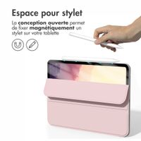 imoshion Magnetic etui de téléphone portefeuille Apple iPad Air 11 pouces (2026) M4 / (2025) M3 / (2024) M2 / Air 5 (2022) / Air 4 (2020) - Rose