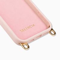 Selencia Coque arrière Rivièra avec MagSafe avec crochets amovibles iPhone 12 / 12 Pro - Sorbet Pink