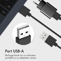 imoshion Câble de chargement USB-A Fitbit Versa 4 / Versa 3 / Sense 2 / Sense - 0,5 mètre