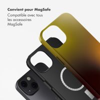 Selencia Coque arrière Vivid avec MagSafe Apple iPhone 13 - Gradient Olive Dust